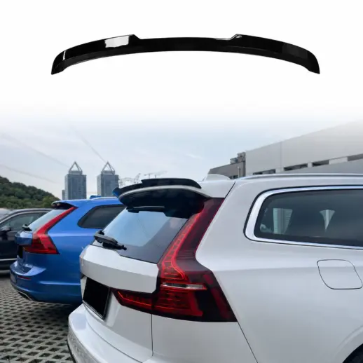 Dakspoiler voor Volvo V60 Mk2 (225)/Mk2 (227) Pre-Facelift Standard – Sport Look, Hoogglans Zwart