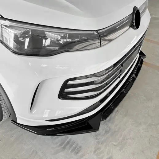 Voorspoiler voor Volkswagen Tiguan 3 (SUV) Standard – Sport Look, Hoogglans Zwart