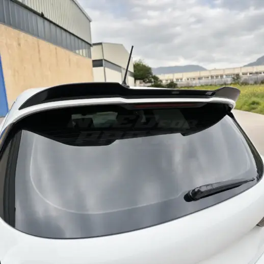 Dakspoiler voor Ford Fiesta Mk8 (JA8-JR8) Standard & Active & ST – Sport Look, Hoogglans Zwart