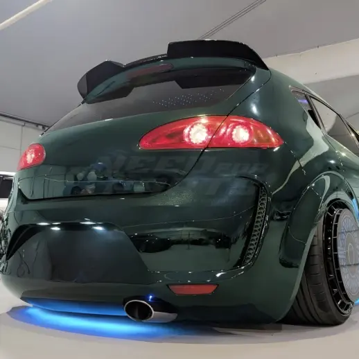 Dakspoiler voor Seat Leon Mk2 (1P) Facelift – Cupra Look, Hoogglans Zwart