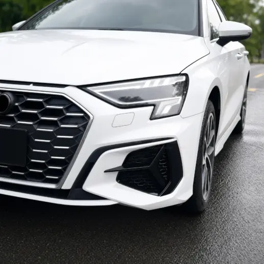 Mistlampcovers voor Audi A3 S Line/S3 8Y (Sedan & Sportback) Pre-Facelift – RS3 Look, Hoogglans Zwart