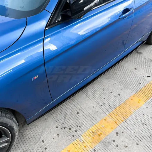 Sideskirts voor BMW 3 Series F30/F31 M Sport – M Sport Look, Hoogglans Zwart