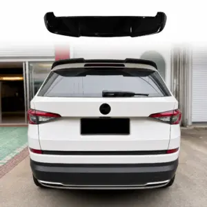 Roof Spoiler Voor Skoda Kodiaq Mk1 Pre-Facelift – Racing Look, Hoogglans Zwart