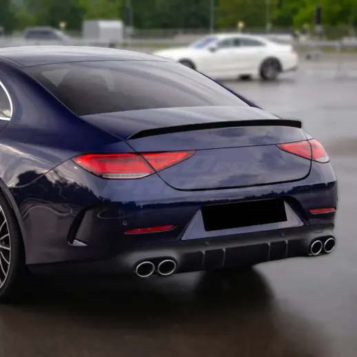Achterspoiler voor Mercedes CLS C257 – AMG Look, Hoogglans Zwart