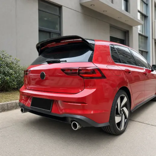 Dakspoiler voor Volkswagen Golf 8/8.5 (Hatchback) GTD & GTI – CS Look, Hoogglans Zwart