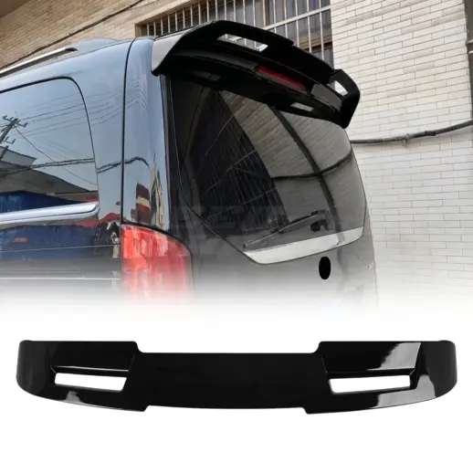 Dakspoiler voor Mercedes V Class V447 & Mercedes Vito W447 – Sport Look, Hoogglans Zwart