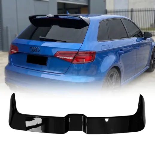 Dakspoiler voor Audi A3/S3/RS3 8V (Sportback) – Aero Look, Hoogglans Zwart