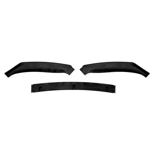 Voorspoiler voor Volkswagen Passat B8 (3G2)/B8 (3G5) (Estate & Sedan) Pre-Facelift R Line – Sport Look, Hoogglans Zwart