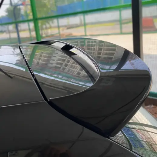 Dakspoiler voor Volkswagen Polo 5 (Hatchback) Standard & R Line & GTI – CS Look, Hoogglans Zwart