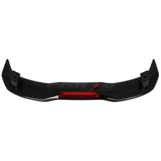 Achterspoiler met LED-remlicht – Sport Look, Hoogglans Zwart