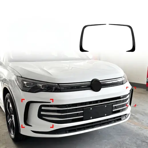 Aero flaps voorbumper voor Volkswagen Tiguan 3 (SUV) Standard – Sport Look, Hoogglans Zwart