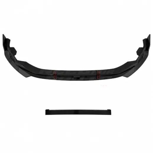 Voorspoiler voor Audi A3 S Line/S3 8Y (Sedan & Sportback) Pre-Facelift – Performance Look, Hoogglans Zwart