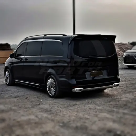 Dakspoiler voor Mercedes V Class V447 & Mercedes Vito W447 – Racing Look, Hoogglans Zwart
