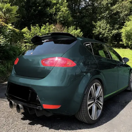 Dakspoiler voor Seat Leon Mk2 (1P) Facelift – Cupra Look, Hoogglans Zwart