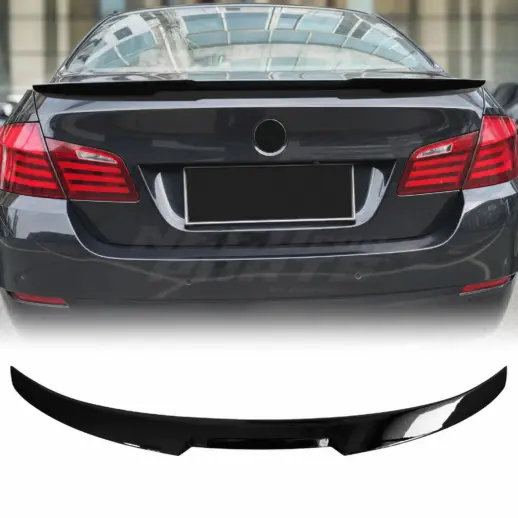 Achterspoiler voor BMW 5 Series F10 – M4 Look, Hoogglans Zwart