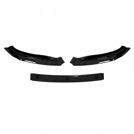 Voorspoiler voor Volkswagen Passat B8 (3G2)/B8 (3G5) (Estate & Sedan) Pre-Facelift R Line – Sport Look, Hoogglans Zwart