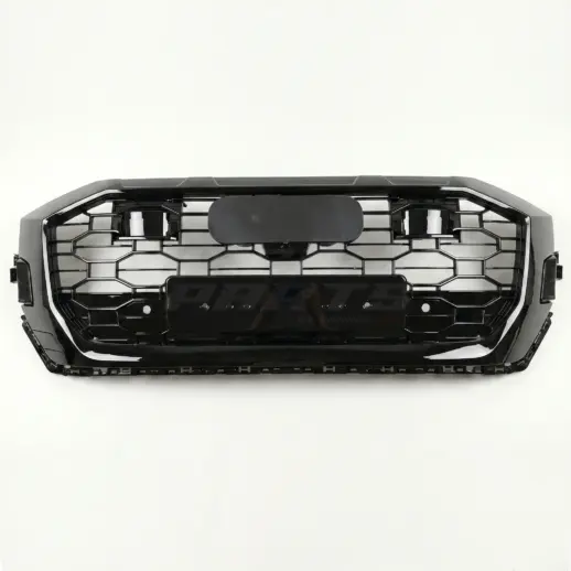 Grille met ACC voor Audi Q8/Q8 S Line/SQ8 4M (SUV) Pre-Facelift – RSQ8 Look, Hoogglans Zwart
