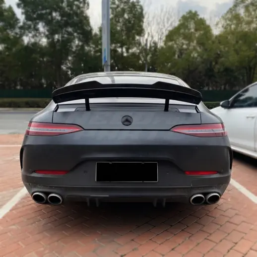 Spoiler cap voor Mercedes AMG GT X290 (4 Door) – AMG Look, Hoogglans Zwart