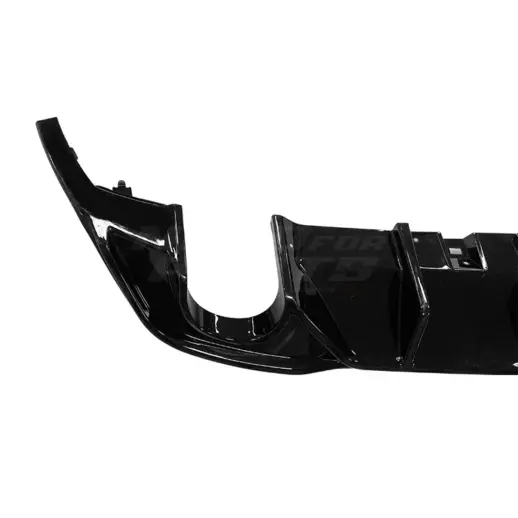 Diffuser voor Volkswagen Golf 8/8.5 (Hatchback) R Line & GTD & GTE & GTI – O-O – GTI Look, Hoogglans Zwart