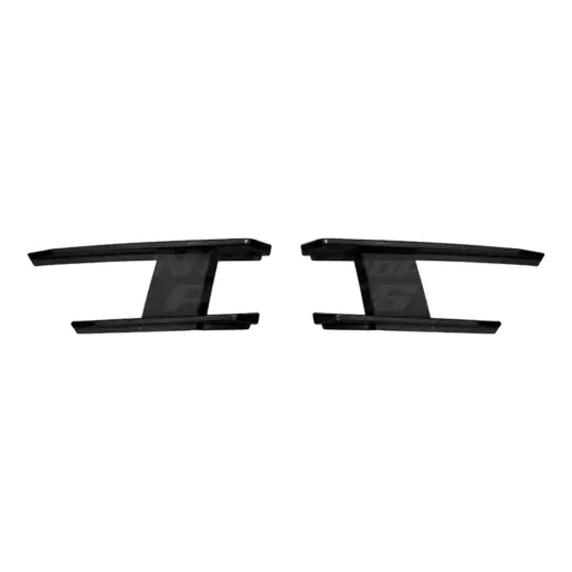 Aero flaps voorbumper voor Volkswagen Golf 8 (Hatchback) R Line & GTE & GTD & GTI – Sport Look, Hoogglans Zwart