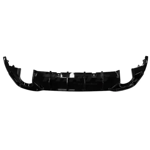 Diffuser voor Volkswagen Golf 8/8.5 (Hatchback) R Line & GTD & GTE & GTI – O-O – GTI Look, Hoogglans Zwart