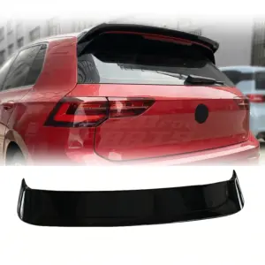 Roof Spoiler Voor Volkswagen Golf 8/8.5 (Hatchback) GTD & GTI – Racing Look, Hoogglans Zwart