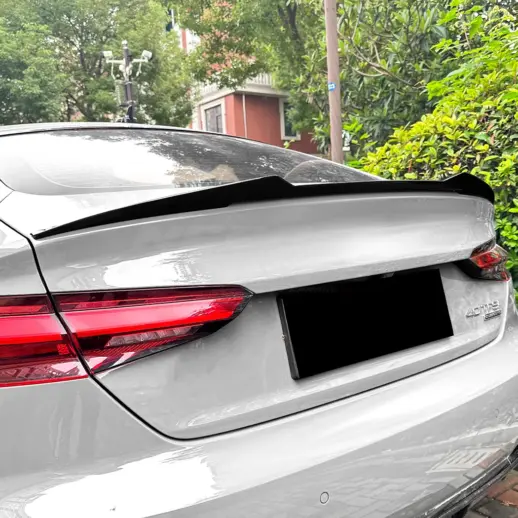Achterspoiler voor Audi A5/S5/RS5 F5 (Cabriolet & Coupé & Sportback) – M4 Look, Hoogglans Zwart