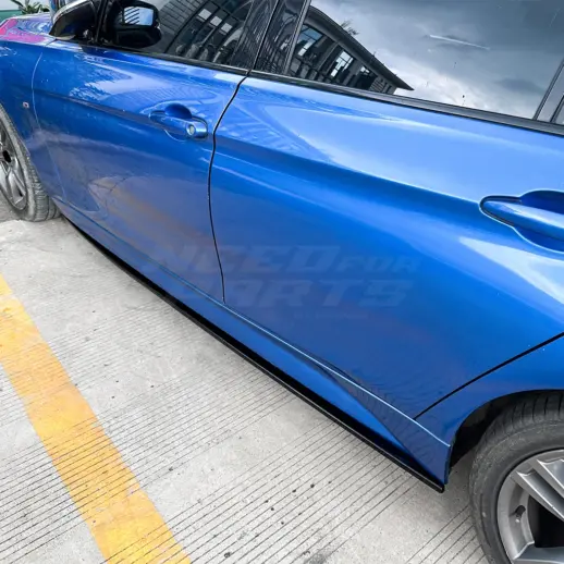 Sideskirts voor BMW 3 Series F30/F31 M Sport – M Sport Look, Hoogglans Zwart