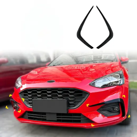 Aero flaps voorbumper voor Ford Focus Mk4 (C519) Pre-Facelift ST – ST Look, Hoogglans Zwart