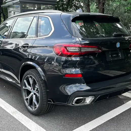 Zijsplitters achter voor BMW X5 G05 Pre-LCI M Sport & M50 – M Performance Look, Hoogglans Zwart
