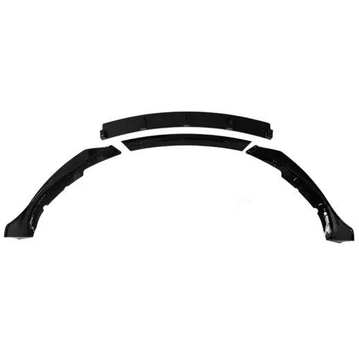 Voorspoiler voor Tesla Model 3 M3 Pre-Facelift – Performance Look, Hoogglans Zwart