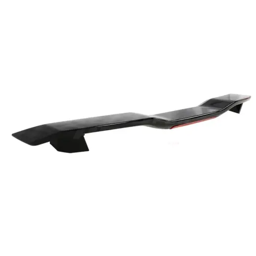Achterspoiler met LED-remlicht – Sport Look, Hoogglans Zwart