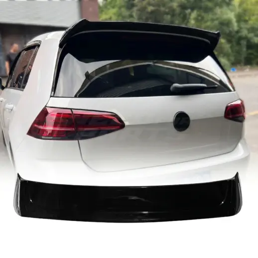 Dakspoiler voor Volkswagen Golf 7/7.5 (Hatchback) R Line & GTI & GTE & GTD & R – Performance Look, Hoogglans Zwart