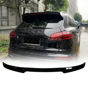 Roof Spoiler Voor Porsche Cayenne Mk2 Facelift – Sport Look, Hoogglans Zwart