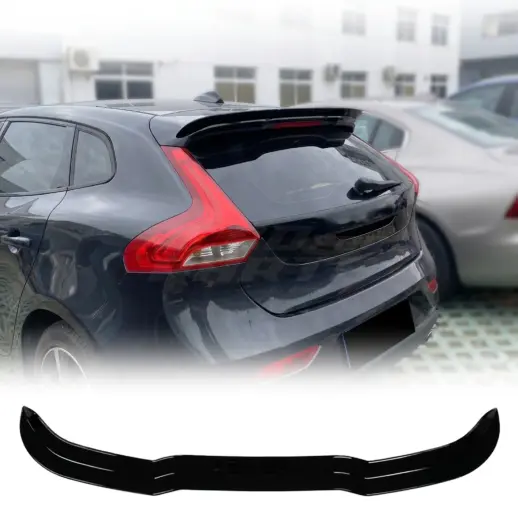 Dakspoiler voor Volvo V40 525/526 Standard – Sport Look, Hoogglans Zwart