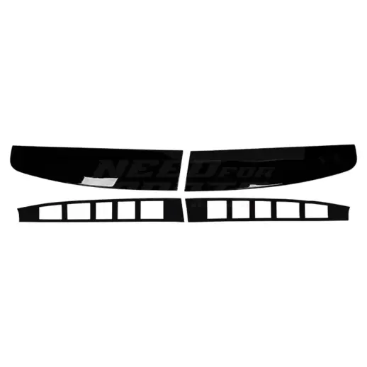 Dakspoiler voor Ford Transit Custom Mk1/Mk2 Standard & Electric & Active – Sport Look, Hoogglans Zwart