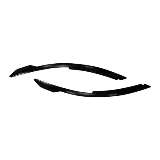 Koplampspoilers voor Volkswagen Golf 8 (Hatchback) – Sport Look, Hoogglans Zwart