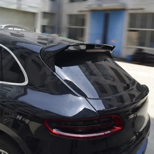Dakspoiler voor Porsche Macan 95B – Performance Look, Hoogglans Zwart