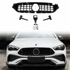 Grille Voor Mercedes CLE C236 – GTR Panamericana Look, Hoogglans Zwart