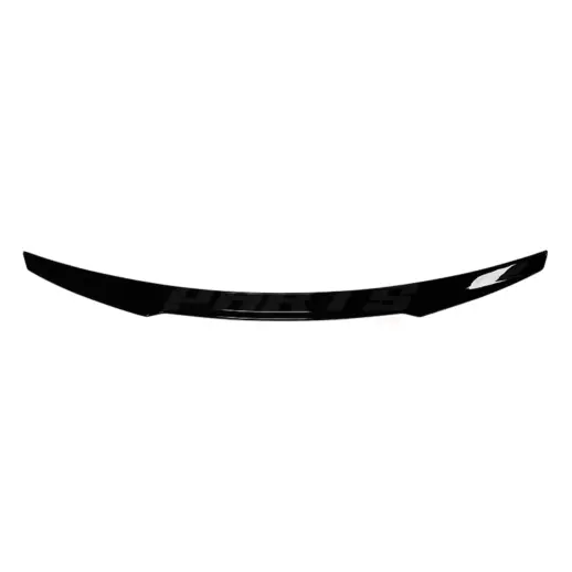 Spoiler cap voor Audi TT/TT RS/TTS 8J (Coupé) – Sport Look, Hoogglans Zwart