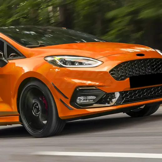 Canards voorbumper voor Ford Fiesta Mk8 (JA8-JR8) ST – ST Look, Hoogglans Zwart