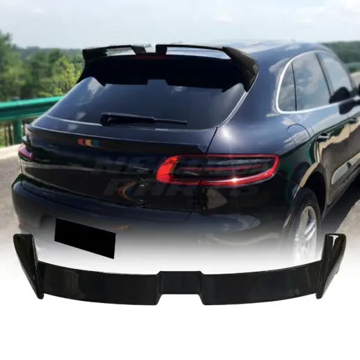Dakspoiler voor Porsche Macan 95B – Performance Look, Hoogglans Zwart