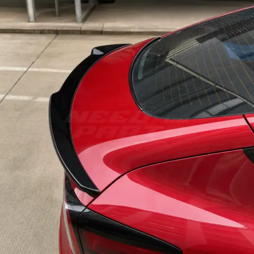 Achterspoiler voor Tesla Model 3 M3 Facelift – M4 Look, Hoogglans Zwart