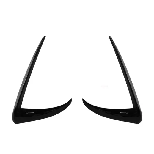 Aero flaps voorbumper voor Tesla Model 3 M3 Pre-Facelift – Sport Look, Hoogglans Zwart
