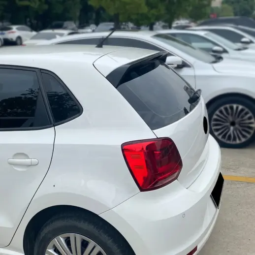 Dakspoiler voor Volkswagen Polo 5 (Hatchback) Standard & R Line & GTI – GTI Look, Hoogglans Zwart