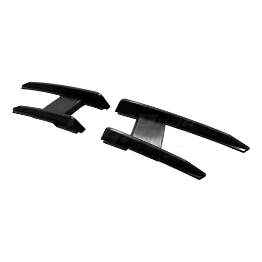 Aero flaps voorbumper voor Volkswagen Golf 8 (Hatchback) R Line & GTE & GTD & GTI – Sport Look, Hoogglans Zwart