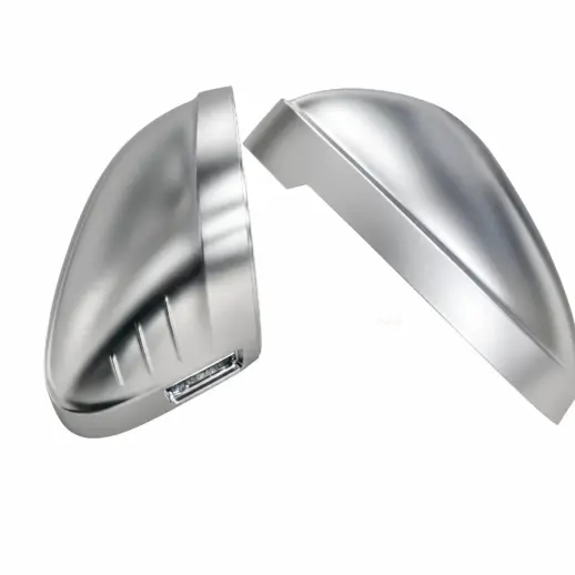 Spiegelkappen (Vervangend) met side assist voor Audi A4/S4/RS4 B9 (Allroad & Avant & Sedan) – S4 Look, Chroom