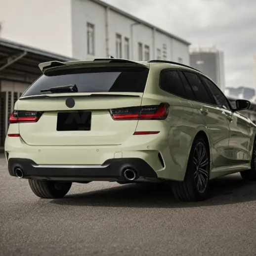 Middenspoiler voor BMW 3 Series G21 – Super Sport Look, Hoogglans Zwart