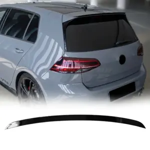 Roof Spoiler Voor Volkswagen Golf 7/7.5 (Hatchback) R Line & GTD & GTE & GTI & R – Racing Look, Hoogglans Zwart
