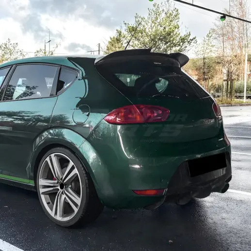 Dakspoiler voor Seat Leon Mk2 (1P) Facelift – Cupra Look, Hoogglans Zwart